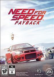 Need for Speed Payback PC Game Origin Key Region Free, No shipping 