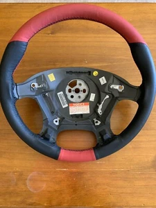 HOLDEN COMMODORE VS BLACK & RED STEERING WHEEL 1994-1998 - Picture 1 of 3
