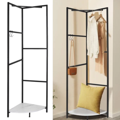 UNHO Armario de esquina perchero de esquina perchero perchero percheros