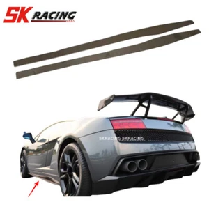 Labio de faldones laterales de coche de fibra de carbono para Lamborghini Gallardo LP540 LP550 LP560 570 - Imagen 1 de 22