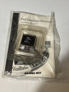 Brand New Old Stock Intel Overdrive 486 DX4-75 DX4ODP75 - Vintage CPU Processor