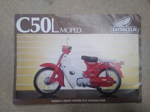 Honda C50L / C50 Cub Moped - Sales Brochure  - Picture 1 of 2