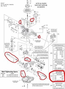 New Genuine OEM Tuff Torq Axle Shaft Repair Kit for K46 Transmission 1A646099730 - Picture 1 of 1