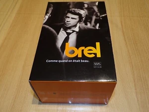 COFFRET 3 CASSETTE VHS musique JACQUES BREL comme quand on était beau JP LELOIR - Photo 1/18