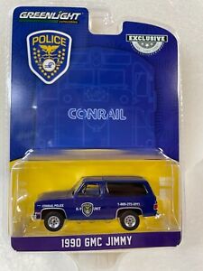 Greenlight 1:64 1990 GMC Jimmy - Conrail Police K-9 Unit #30332 Hobby Exclusive