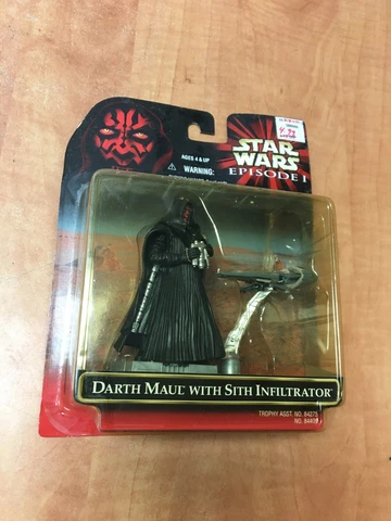 Star Wars Episode 1 Darth Maul with Sith Infiltrator 1999 Hasbro Sealed Cover