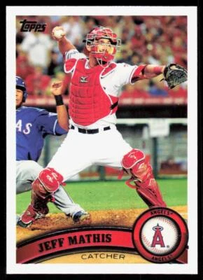 2011 Topps 474 Jeff Mathis Los Angeles Angels - Image 1 of 2
