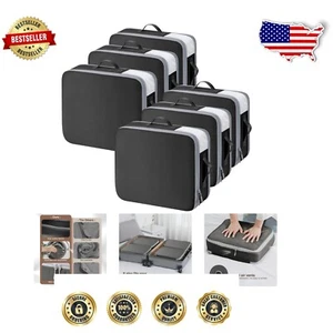 Washable Compression Storage Bags with Zipper - Ideal for Closet Organization - Picture 1 of 10