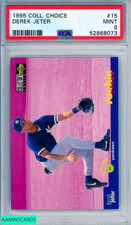 1995 COLLECTORS CHOICE DEREK JETER #15 HOF NEW YORK YANKEES PSA 9 MINT