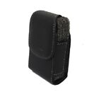 Black Vertical Leather Holster Case Pouch For Pantech Breeze III 3 P2030