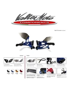 PEO002 VALTER MOTO ESTRIBERAS T2.5 AZUL KTM 1290 SUPER DUKE 2014 2018 - Imagen 1 de 1