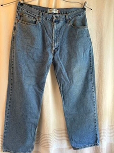 Levis 550 Jeans Herren 38x32 Blau Relaxed Fit Straight Medium Wash Denim Hose - Bild 1 von 7