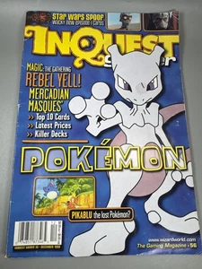 InQuest Gamer Magazine #56 December 1999 Pokémon Mewtwo Pikablu MTG - Picture 1 of 3