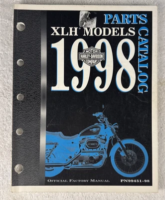 Harley Davidson XLH 1998 modelos catálogo de piezas 99451-98 Foto 1 de 4