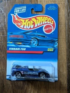 1997 Hot Wheels Collector #855 FERRARI F50 Purple w/Chrome SB Spokes INDIA Base - Picture 1 of 2
