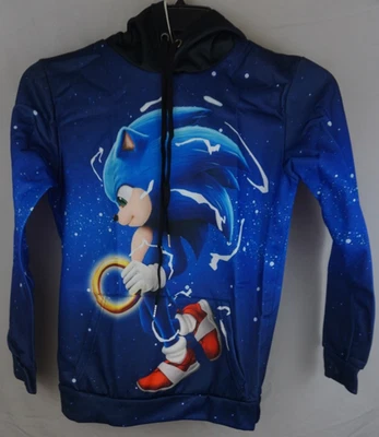 SONIC HEDGEHOG JERSEY NIÑOS SUDADERA CON CAPUCHA MULTICOLOR Niños Mediano Nuevo Envío Gratis Foto 1 de 4