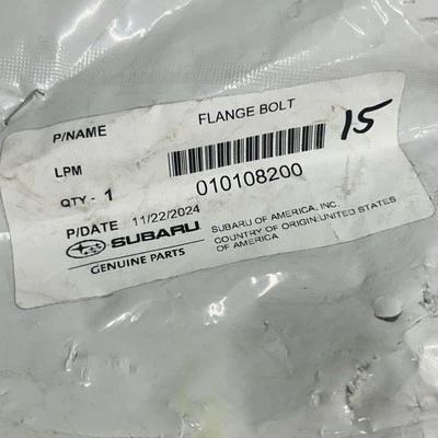 Genuine Subaru Stabilizer Bar Bolt 010108200 - Изображение 1 из 2