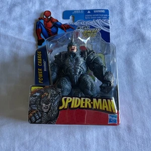 Power Charge Rhino Spider-Man 3,75" Actionfigur Neu Neu in OVP Hasbro 2009 - Bild 1 von 11