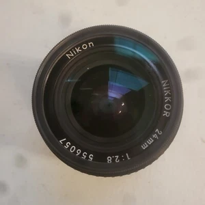 Nikon Nikkor 24mm 1:2.8 Camera Lens Made In Japan Not Tested *Read* - Picture 1 of 8