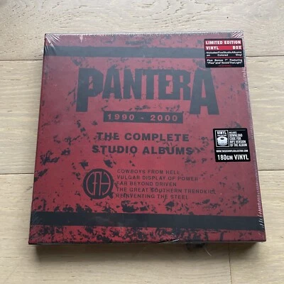 Pantera - The Complete Studio Albums 1990-2000 - Ltd Ed Box Color Vinyl 5LP & 7” - Image 1 of 4