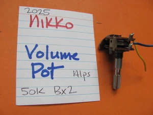 📈NIKKO VOLUME POT 50K Bx2 2025 STEREO RECEIVER - Picture 1 of 1