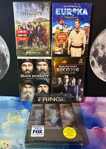 Mixed DVD Lot Eureka Season 3.5 Decoded Duck Dynasty Season 1 2 Fringe Season 1 - Picture 1 of 3