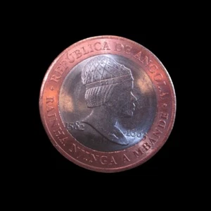 ANGOLA 20 KWANZAS 2014 BI-METALLIC QUEEN NJINGA KM 111 #6266# - Picture 1 of 2