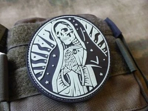 JTG Santa Muerte Patch, gid / JTG 3D Rubber Patch - Bild 1 von 6