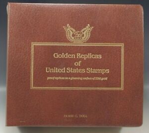 41 GOLDEN REPLICAS STAMPS ISSUES JUL 6 1990/AUG 29 1991 SET 1 DAY COVER 22K GOLD