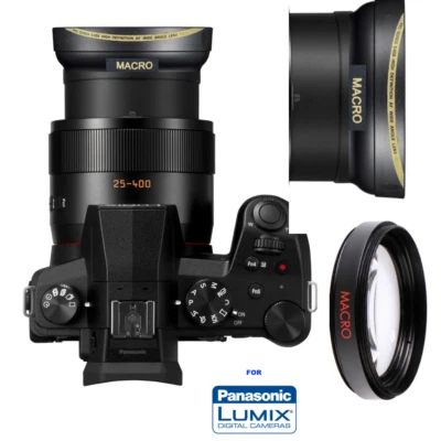 32K HD ULTRA WIDE ANGLE + MACRO FOR Panasonic Lumix DC-FZ1000 II Digital Camera - Image 1 of 4
