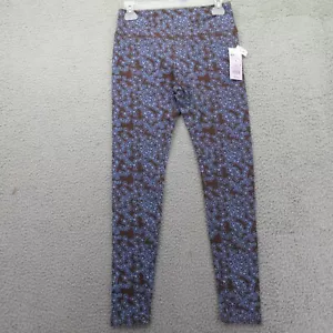 Leggings Wild Fable Women's S High-Waisted Classic Dark Brown Floral MSRP: $12 - Picture 1 of 7