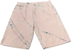 NWT Levis Shorts Men 38 569 Loose Fit Peach Jean Denim Jorts 11” Inseam Skater - Picture 1 of 14