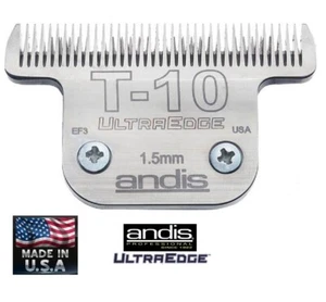 Andis UltraEdge T-10 BREITE Klinge 1/16" SCHNELL ABNEHMEN TDQ *passt AGC, DBLC Clipper - Bild 1 von 2
