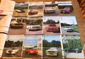 12 Issues of MCA Publication Mustang Times Magazine Full Year 1991 - Picture 1 of 1