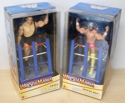 MATTEL WWE - Andre the Giant & "Macho Man" Randy Savage Actionfiguren - Wrestlemania