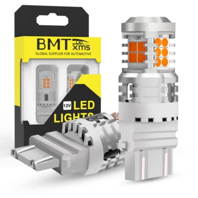 2x 3157 4157NA LED Turn Signal Light Bulbs For Freightliner Cascadia 2008-2017 Foto 1 de 4