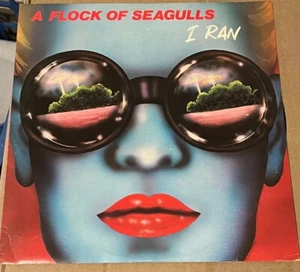 A Flock Of Seagulls  I Ran 12" Single LP (Misprint) UK Pressing - Foto 1 di 5