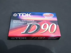 TDK D90 Nastro cassette alta uscita IECI/Tipo I SIGILLATO/NUOVO - Foto 1 di 2