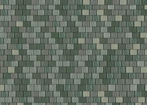 Large Grey Roof Tile Paper 43cm x 95cm Sheet Tumdee 1:12 Scale Dolls House 5218 - Picture 1 of 7