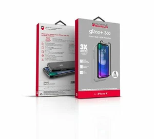 ZAGG - Glass+ 360 Screen Protector iPhone X/Xs, XR, Xs Max - Picture 1 of 9