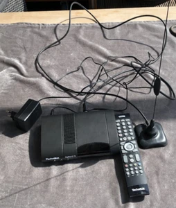 TechniSat DigiPal IQ T2, anthrazit mit Fernbedienung und DVB T Antennen - Bild 1 von 9