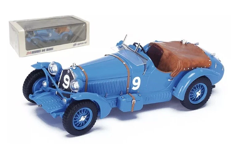 Spark 43LM34 Alfa Romeo 8C 2300 LM #9 Le Mans Winner 1934 - 1/43 Scale - Image 1 of 1