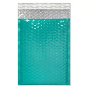 50 Stück -6x10" TÜRKIS METALLIC SERIE, Stark Schwerlast Glamour Luftpolster Versandtaschen #0 - Bild 1 von 5