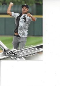 2017 Topps 2 First Pitch Ty Pennington Chicago White Sox FP 34