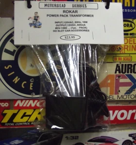 ROKAR RACING, POWER PACK TRANSFORMER, HO SLOT CAR ACCESSORIE, #DV-1560 - Picture 1 of 1