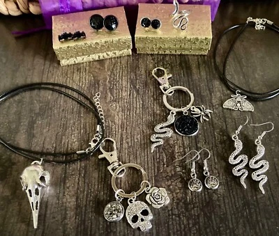 Gothic Girl Jewelry and Accessory Bundle - Image 1 of 4