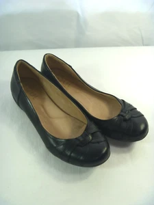 Naturalizer Soul Shoes Womens Size 9M Black Slip Ons Casual Flats Comfort - Picture 1 of 6