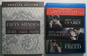 FIFTY SHADES 3-Film SAMMLUNG auf 3-Disc Blu-Ray / SLIP-COVER - Bild 1 von 7