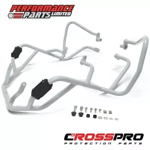 BMW R1200GS 2005 05 CrossPro Ice Silver Aluminium Engine Crash Bars Full Set - Picture 1 of 4