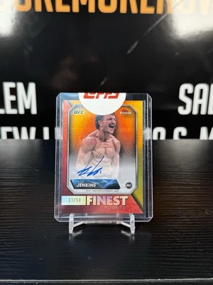 Jack Jenkins 2024 Topps UFC Finest Gold Rookie Auto /50 Sealed - Image 1 of 2